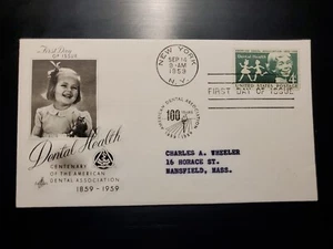 US FDC # 1135 4c Dental Health ArtCraft 1959 - Picture 1 of 2