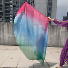 Multicolore danse mousseline de soie culte drapeau louange scène danse avec tige flexible