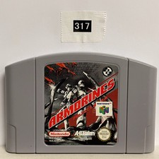 Armorines: Project S.W.A.R.M. Nintendo 64 N64 Game Cartridge PAL oz317