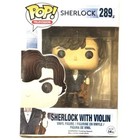 NIB Funko POP Sherlock 289 with Violin in Soft Protector Box