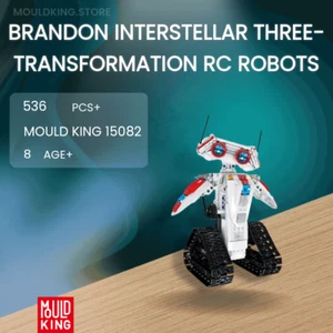 MOULD KING 15082 Brandon Interstellar Three-transformation RC Robots - Picture 1 of 9