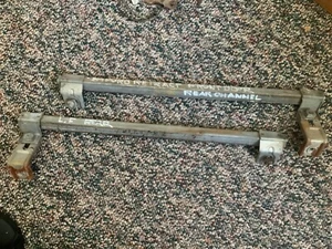 1959 Ford Skyliner Retractable Front Door Track Channel Brackets pair - Picture 1 of 9