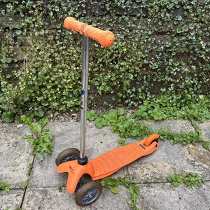 Mini Micro Scooter Arancione con Manubrio T-Bar per Bambini 5-12 Anni - Foto 1 di 24