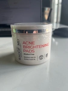 RAOOF MD Acne Brightening Detox Pads Complexion Perfecting-60 ct. Alcohol Free - Picture 1 of 8