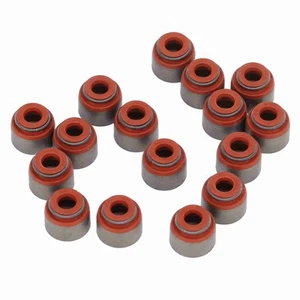 16PCS Engine Valve Stem Seal Package Fluororubber Replacement ForB17A1 B18C1 C5 - Picture 1 of 12