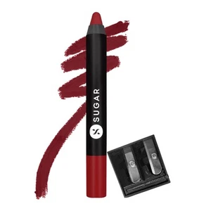 SUGAR Matte As Hell Crayon Lipstick 11 Shades Long Lasting Creamy Finish - Picture 1 of 8