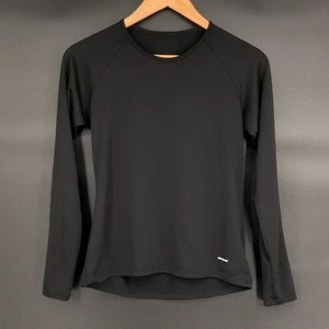 Patagonia Camicia Donna Capilene Manica Lunga Base Strato S Nera Outdoor Escursionismo - Foto 1 di 9