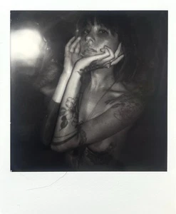 OOAK Art model Sawyer Polaroid Instant Film Print SIGNED by model and artist - Picture 1 of 2