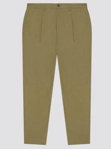 New BEN SHERMAN Mens Chino Relaxed Tapered Stretch Pants Olive Size 34R NWT $99 - Picture 1 of 10
