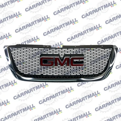 2007-2012 GMC Acadia Front Bumper Upper Chrome Grill Grille Trim 15209577 OEM Foto 1 de 4