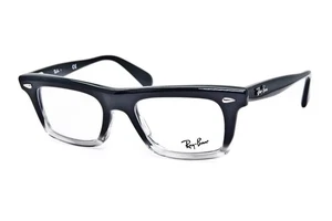 Ray Ban RB 5278 5127 Black Gray Clear size 51/19/145 Eyeglasses - Picture 1 of 6