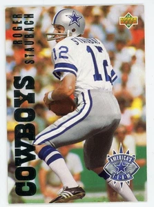 1993 Upper Deck Roger Staubach Americas Team #AT1 Cowboys - Imagen 1 de 1