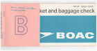 BOAC Staff Passenger Ticket Baggage Check Duty Travel Toronto Montreal 24.09.69