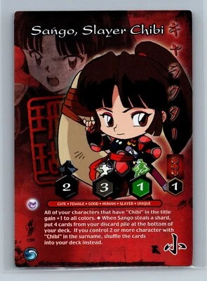 Inuyasha TCG - Sango, Slayer Chibi CB9 - Foil Promo - 2005 Score Yokai - Image 1 of 2