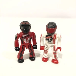 MEGA BLOKS HOT WHEELS MINI FIGURES FROM 91715 SUPER STUNT TEST FACILITY ORIGINAL - Foto 1 di 2