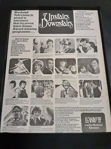Upstairs Downstairs Rare Original Promo Poster Ad Framed!