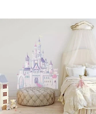Calcomanía de pared gigante RoomMates RMK1546GM Castillo Princesa Disney pelar y pegar Foto 1 de 4