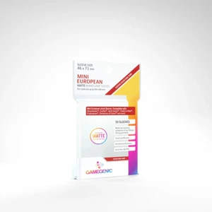 Gamegenic MATTE BOARD GAME SLEEVES Mini European | Code Ruby | GGS10065ML - Picture 1 of 3
