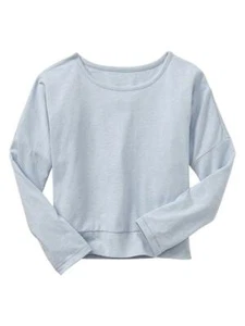 NUEVO CON ETIQUETAS GAP Niños Niñas Azul Jaspeado Dolman Top Camiseta 8 NUEVO - Imagen 1 de 1