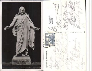 496052, Danimarca Kobenhavn Copenaghen Vor Frue Kirke Thorvaldsen Statua Cristo - Foto 1 di 1