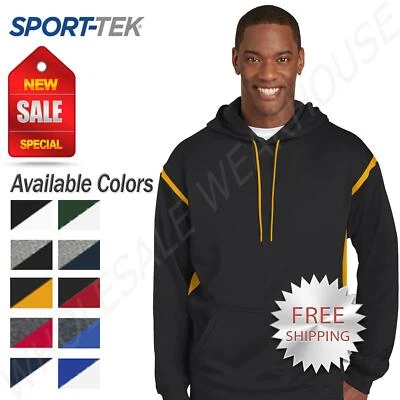 Sudadera con capucha pulóver Sport-Tek Tech polar bloques de colores F246 Foto 1 de 3