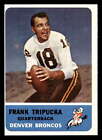 1962 Fleer #34 Frank Tripucka Ex-Mint Broncos