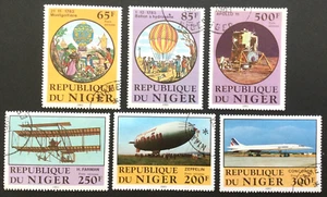 1983 Niger Sc. C318-23 Maned Flights Complete Used - Picture 1 of 1