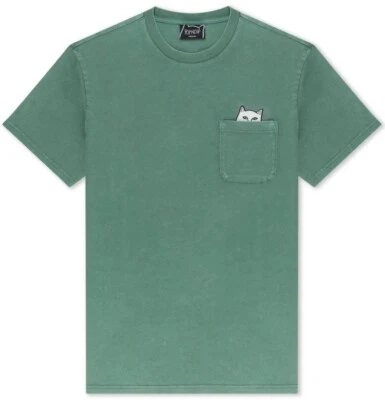 全新! Ripndip 男式圆领短袖 T 恤绿色大号男女通用 — 第 1/4 张图片