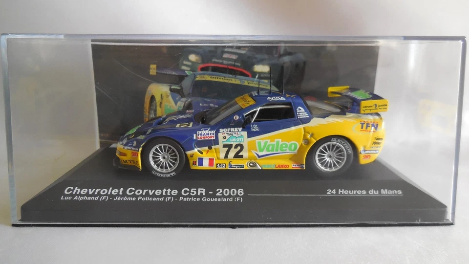 IXO 1/43 CHEVROLET CORVETTE C5R #72 Alphand Policand Goueslard 24H LE MANS 2006 - Immagine 1 di 2