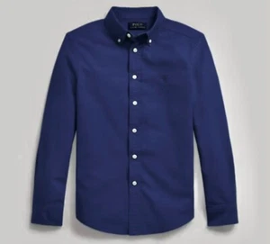 Polo Ralph Lauren nuova con etichetta con bottoni, bambino, blu navy, varie taglie - Foto 1 di 7