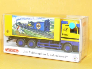 Wiking - MB Actros Wechselkoffer-LKW - PMS ins 3. Jahrtausend - Nr. 81-07 - Ovp - Bild 1 von 2
