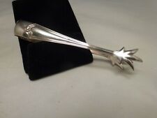 VINTAGE STERLING SILVER SUGAR TONGS  ETRUSCAN CLAW FOOT ART DECO