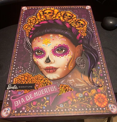 Female Barbie 2021 Dia De Muertos Day of The Dead Doll Mattel - fast shipping - Image 1 of 3