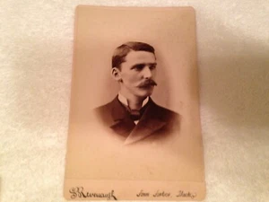 Lot of 3 Antique Cabinet Card Photograph Art Nouveau Large foldout mounted photo - Picture 1 of 11