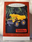 Hallmark Christmas Ornament Yellow Tonka Mighty Dump Truck Classic Toy 1996