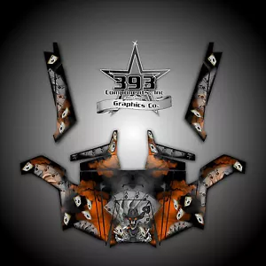 Polaris RZR 900 XP UTV Wrap Graphics Decal Kit 2011-2014 Outlaw Orange - Picture 1 of 1