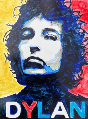 Tintas Bob Dylan 11X14 originales Foto 1 de 2