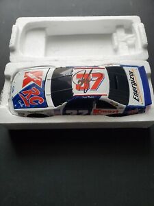 1997 Jeremy Mayfield #37 K-Mart Thunderbird 1/24 NASCAR Diecast Bank Autographed