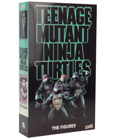 NECA Teenage Mutant Ninja Turtles All 4 TMNT Movie Action Figure Set Lot Cover
