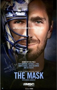 Henrik Lundqvist Signed "The Mask" TV Show Poster (Steiner card & SM COA)