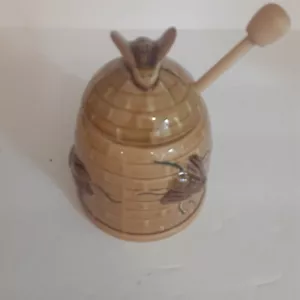 Pentola per miele tedesca vintage con irrigatore alveare e api - Foto 1 di 7