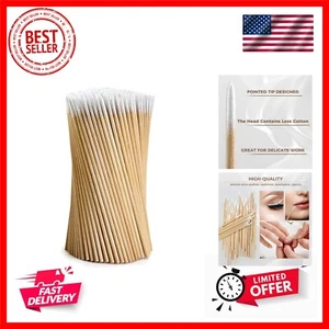 200Pcs Pointed Cotton Swabs - Precision Microblading Cotton Swabs with Wooden... - Bild 1 von 8