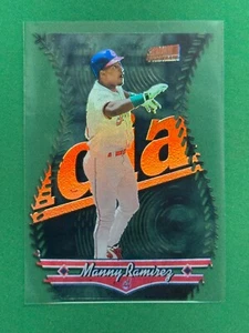 1998 Topps Stadium Club Baseball Triumvirate Illuminator #T8B Manny Ramirez - Picture 1 of 2