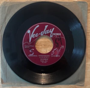 DOO WOP 45 7" SP THE SPANIELS GOODNITE SWEETHEART GOODNITE - Picture 1 of 2