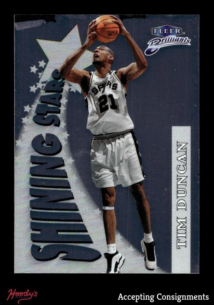 1998-99 Fleer Brilliants Shining Stars #3 Tim Duncan SPURS