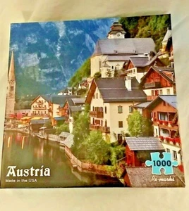 NEW Re-Marks 1000 Piece Jigsaw Puzzle Austria in Sealed Plastic Bag Made in USA - Picture 1 of 5