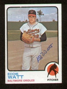 Eddie Watt #362 signed autograph auto 1973 Topps Baseball Trading Card - Picture 1 of 1
