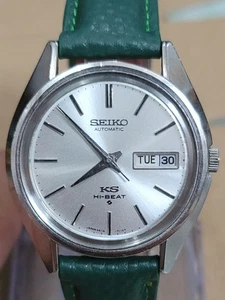 VINTAGE KING SEIKO KS 5626 SS HI BEAT 28800BPH AUTOMATIC 25J SS MENS WATCH - Picture 1 of 10