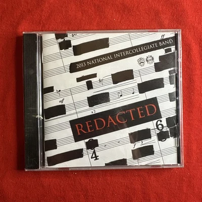 2013 Intercollegiate Band Anthony Maiello - Redacted (Audio CD 2013) Brand New Foto 1 de 2