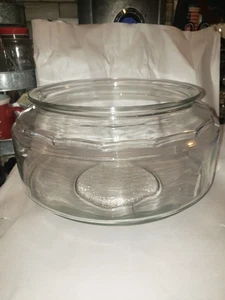 Vintage Retro Glass Fish Tank Aquarium Turtle Bowl Terrarium LG 12" x 7" Nice - Picture 1 of 13